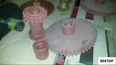 Комплект блок-звездочек ПСП понижения оборотов барабана КЗС