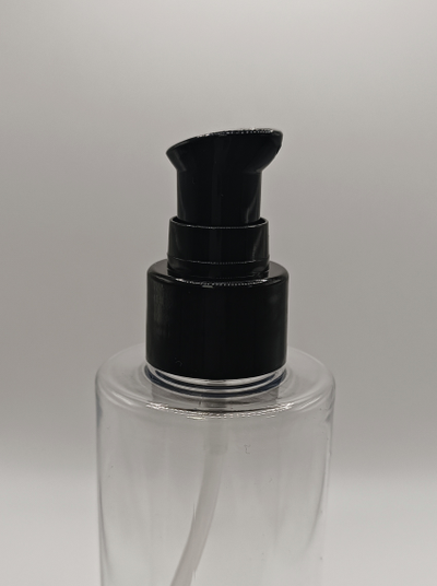 Дозатор для крема 24/415, черный, трубка 130мм, арт.7802