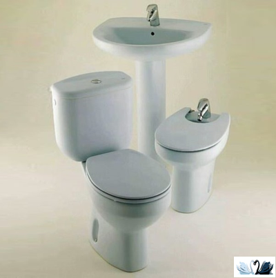 Унитаз ROCA VICTORIA 342399000 напольный с горизонтальным выпуском в комплекте с бачком 34139Z000 и механизмом смыва