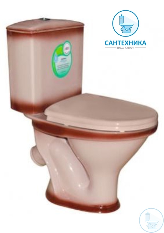 Унитаз SANTERI Вест косой выпуск бежевый с доставкой и установкой