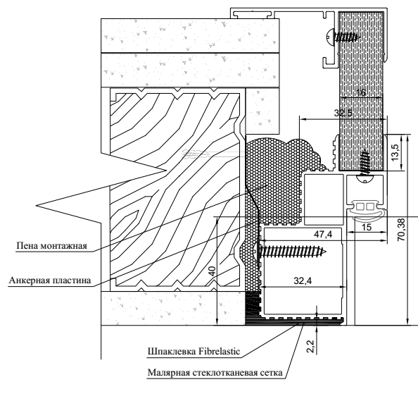 Алюминиевый короб для скрытых дверей Pro Design по RAL