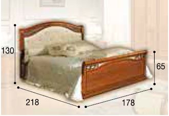Кровать "Pelle" с изножьем 160х200 см