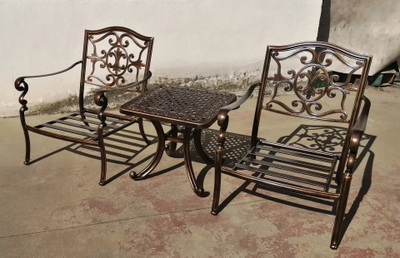 Кресло из литого алюминия Venice. Детали 2