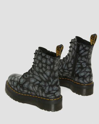 Leopard doc martens discount