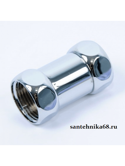 Соединение прямое с внутренней резьбой 1"х1" 1х3/4 1х1/2 3/4х3/4 для полотенцесушителя хромированное СТМ ТЕРМО (пара) CPCF0101