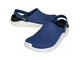 CROCS LITERIDE CLOG BLUE STEEL СИНИЕ С БЕЛЫМ