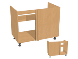 Тумба угловая под мойку В/Ш/Г 720х1010х506мм.