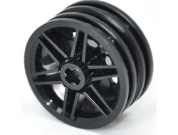 ! Б/У - Wheel 30mm D. x 14mm, Black (56904 / 6251174) - Б/У