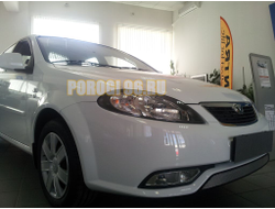 Защита радиатора Daewoo Gentra chrome