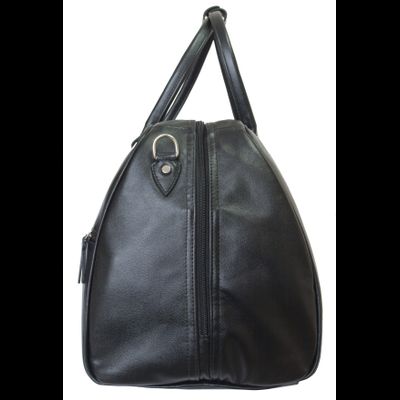 Кожаная дорожная сумка Normanno black (арт. 4007-01)