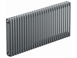 Стальной трубчатый радиатор Rifar Tubog 3057 28 секций Титан боковое подключение (серый RAL7012)