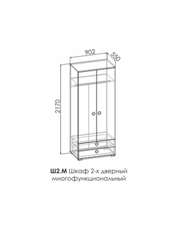СМАРТИ Шкаф Ш2.М