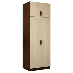 Шкаф 2-х ств. с перегородкой (лдсп) (Венге/лоредо), 800х2100х564