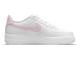 Кроссовки Nike Air Force 1 Low (GS) White Pink Foam  бело-розовые вид сбоку