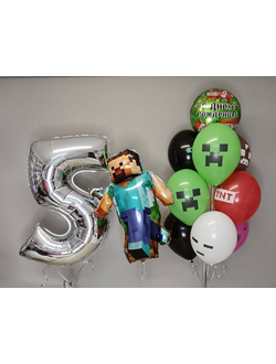 НАБОР ВОЗДУШНЫХ ШАРОВ "ПИКСЕЛИ"