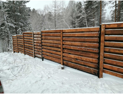 Деревянный забор 1,8 м