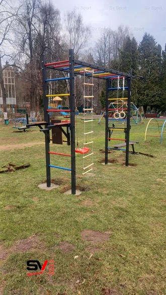 Уличная шведская стенка Sv Sport рукоход 536