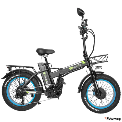 Электровелосипед SYCCYBA H1 (F10) DUAL 23AH синий