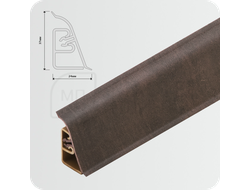 Пластиковый Плинтус для столешницы CEZAR BL44 -бронза