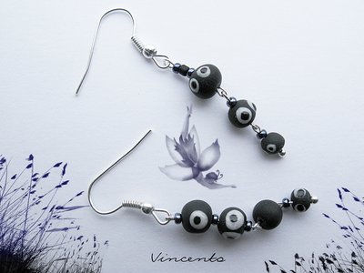 Аниме-серьги "Сажа по Миядзаки"