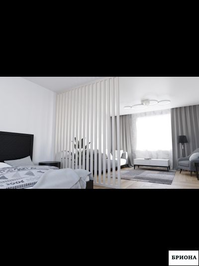 Интерьерная перегородка 40х60 мм. (белый)