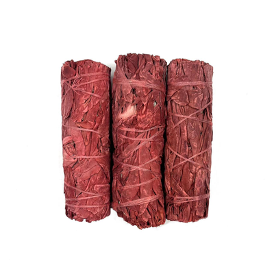 Пучок белого шалфея с кровью дракона. 10 см. (Мексика)