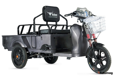 Грузовой электротрицикл Rutrike D1 ГП 1200 60V900W серый