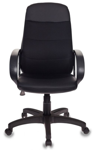 Кресло руководителя Бюрократ CH-808, LBL+TW-11 черный искусст.кожа, сетка