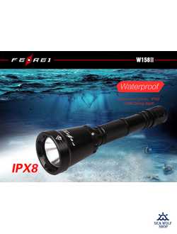 Фонарь подводный FEREI W158II 2060Lm, белый свет
