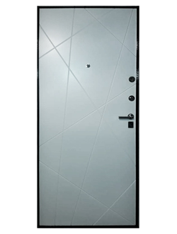 №2. Дверная накладка 16мм"Абстрактные линии". Акриловая итальянская эмаль