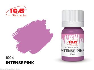 C1004 Краска акриловая, 12 мл, цвет Интенсивный розовый (Intense Pink)