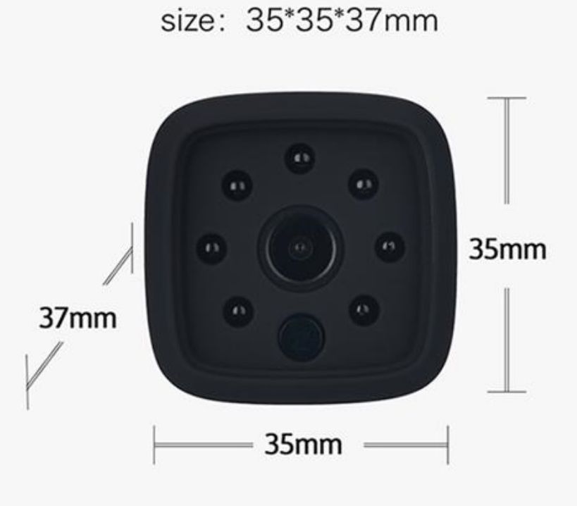 IP видеоняня WiFi (мини куб) с аккумулятором и с DVR, Full HD (HDMiniCam) DE-WS702