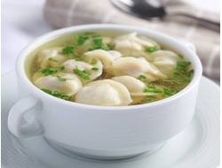 Пельмени "Домашние"  с бульоном