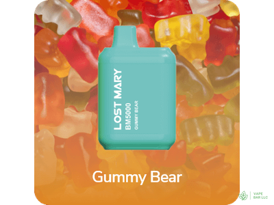 Одноразовая электронная сигарета LOST MARY BM5000, 2%, 14 мл, 650 мАч, 5000 затяжек (Gummy Bear)
