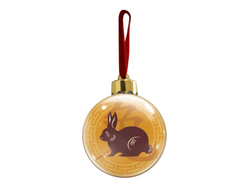 Новогодний ёлочный шар год Кролика №15