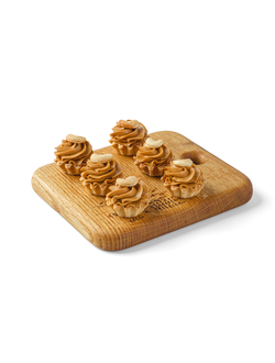 Корзинка с карамельным кремом и кешью (25 г) (заказ от 10 шт.)