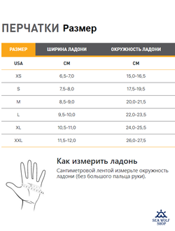 Рукавицы неопреновые 7мм AquaDiscovery 3х-палые "Classic" ОП р.M