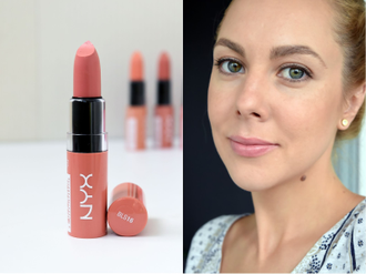 Масляная помада NYX Butter Lipstick 16 Sandy Kiss (Fun Size)
