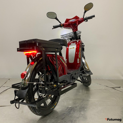 Электромопед GreenCamel Тайфун 17 (48V 12Ah 350W) быстросъем Красный