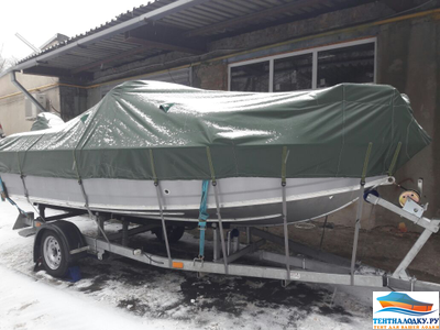 Тент на лодку ВОЛЖАНКА 51 FISH- 2017