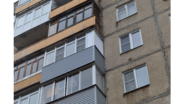 остекление балкона в дзержинском районе, внешний вид