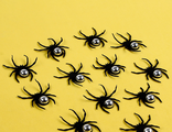 Пауки с серебром, набор 12 штук