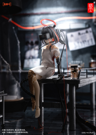 Девочка-киборг (с визором) - Коллекционная фигурка 1/12 SCALE three wise monkeys 01 see no evil (06975212920399) - Snail Shell