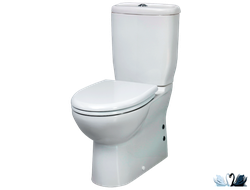 Напольный пристенный унитаз компакт Creavit Sedef с узким бачком