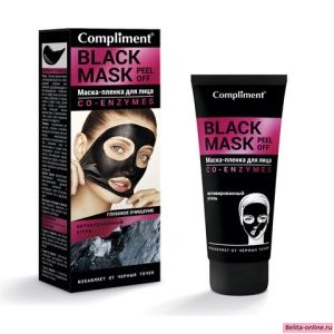 Compliment Black Mask Маска-пленка для Лица CO-ENZYMES NEW, 80мл, арт. 912730