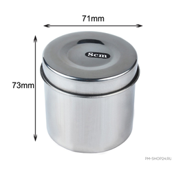 Контейнер металлический с крышкой