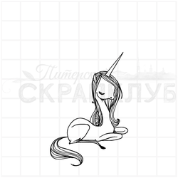 штамп единорог