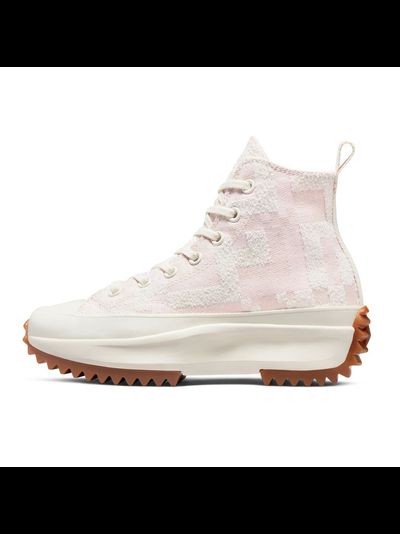 Кеды Converse Run Star Hike Platform Crafted Jacquard на платформе розовые высокие
