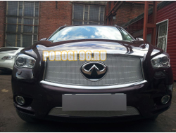 Защита радиатора Infiniti JX35 2012-2014/QX60 2014-2016 chrome низ PREMIUM