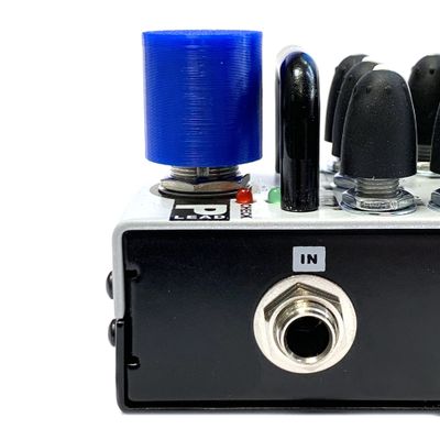 Насадка на кнопку педали эффектов, высокая (3D печать), 1 шт (синяя)